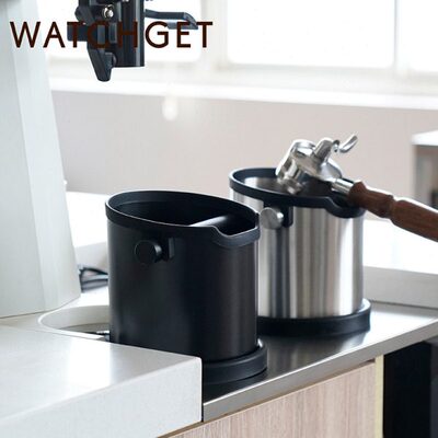 watchget咖啡粉渣桶敲渣桶垃圾桶咖啡渣收纳盒废渣盒吧台收纳1.8L