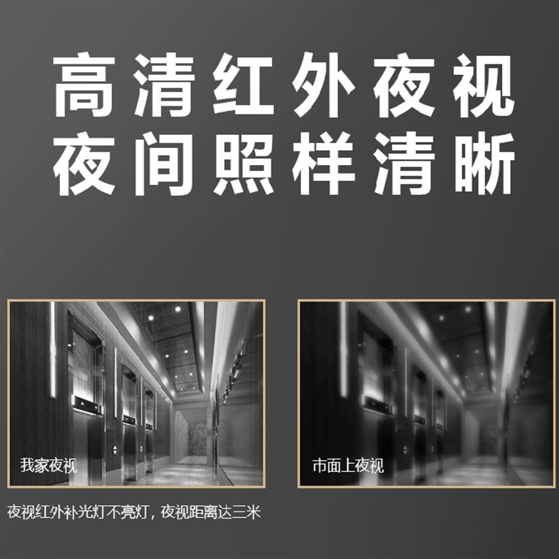 智能可视猫眼家用防盗门监控摄像头可视门铃带屏幕电子猫眼门镜