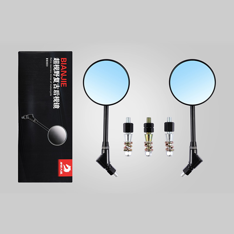 复古摩托车反光镜CM300/500机车改装车把后视镜大视野广角通用