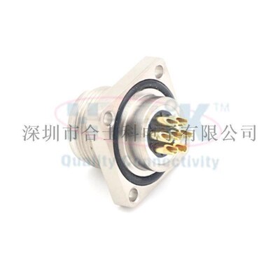 生产厂家比例阀连接器 电磁阀插头7芯金属 塑胶式防水液压接头