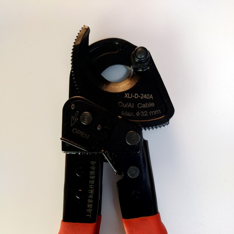 德国电缆剪XLJ-D-240A国际板(升级版)第二代棘轮剪刀现货