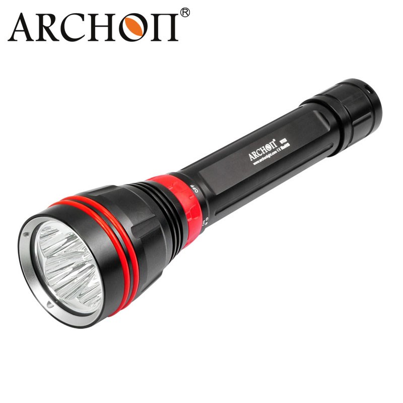 ARCHON奥瞳潜水电筒26650白光/黄光 DY02专业潜水手电筒4000流明