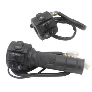 原装 带超车一体调速把 奇迹牛n8电动车转把油门组合开关无损L直上