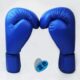 蓝鲸眼皮质拳击手套散打跆拳道手套拳击沙包手套搏击手套健身手套