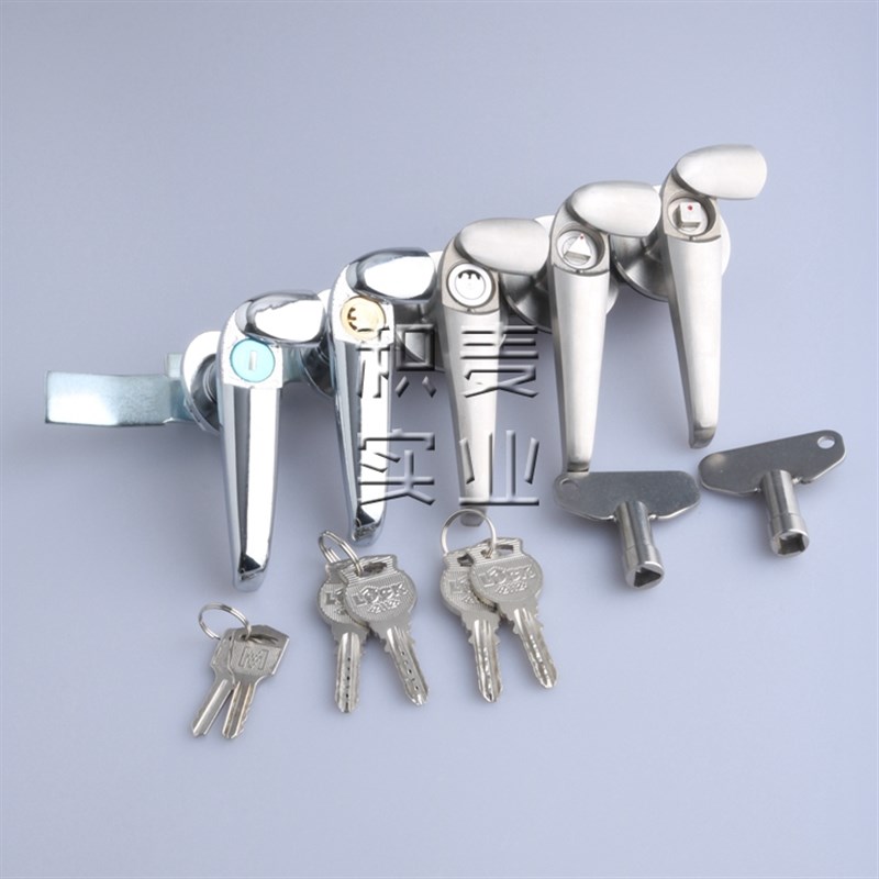 MS308-3C不锈钢把手锁 图腾网路控制柜 高低压柜门锁 户外防水锁