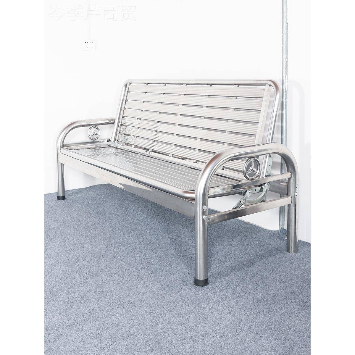 锈钢沙发床可折外易叠多功能两用简户NCQ家用铁艺不沙发工业风沙