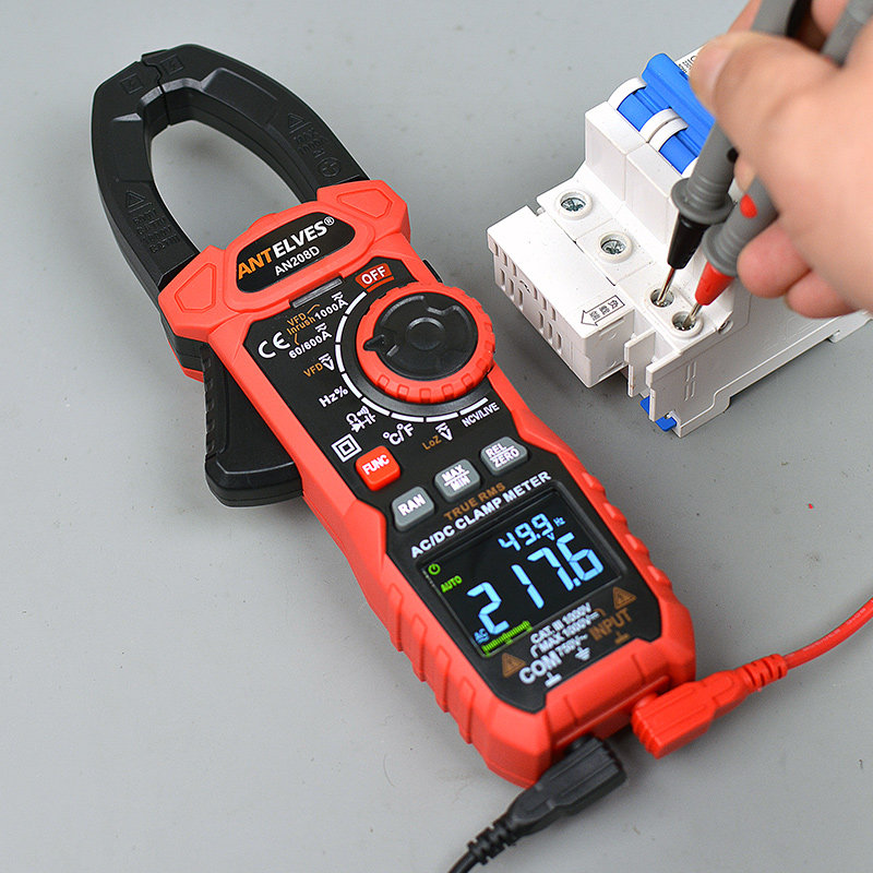 1000A钳形表万用电表数字多功能钳流表维修电工高精度交直流电流