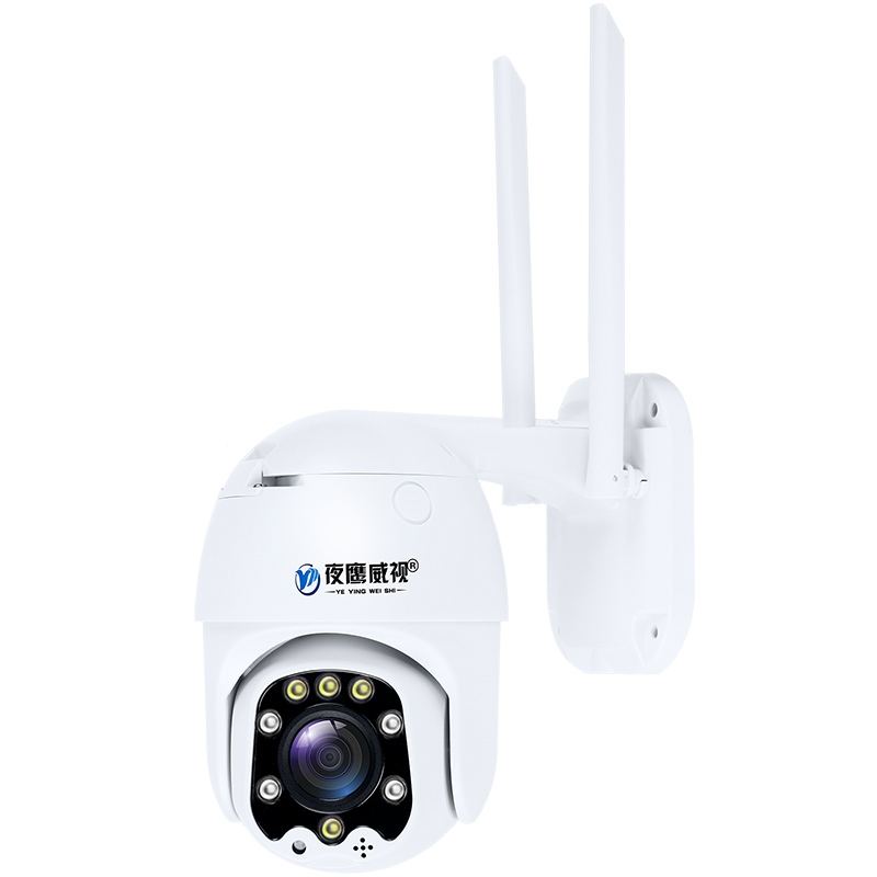 4G无线摄像头 360度全景室外插卡无需网络可连手机远程家用监控器