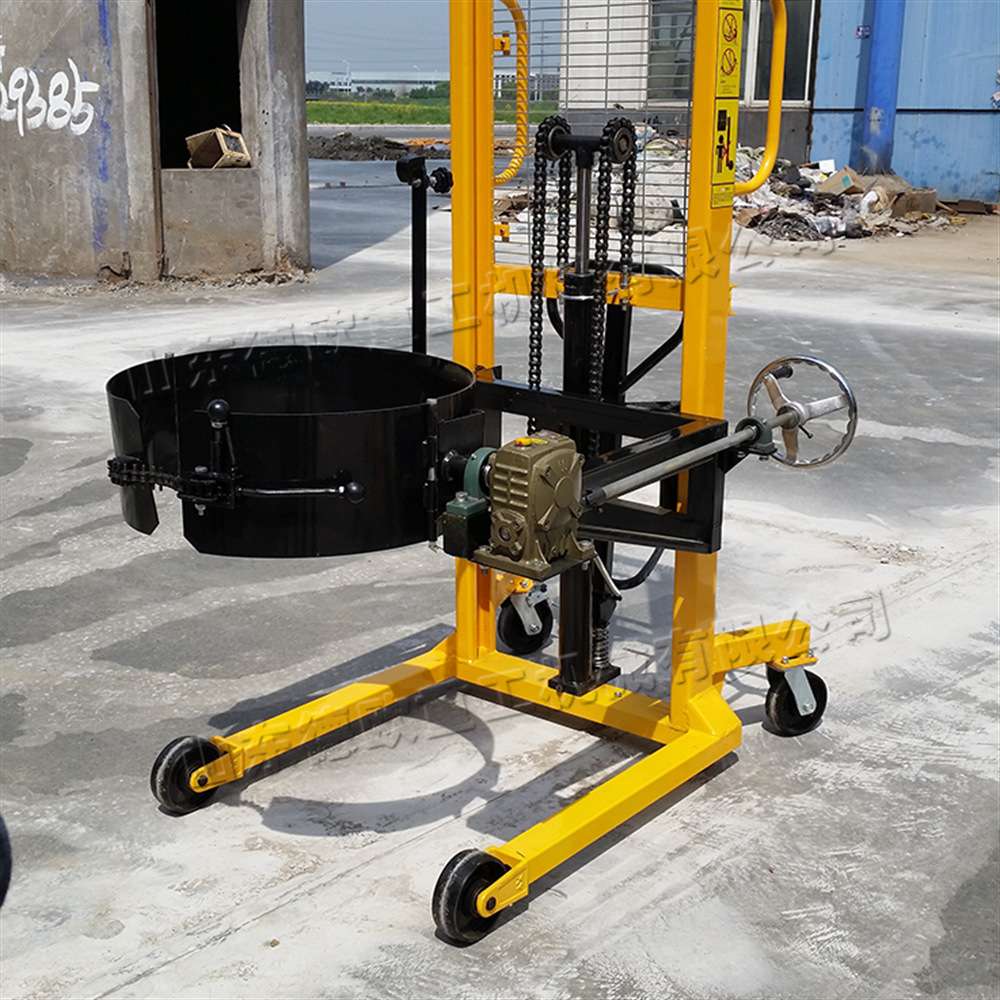 卡箍式油桶搬运车 电动液压提升机Oil drum handling machine