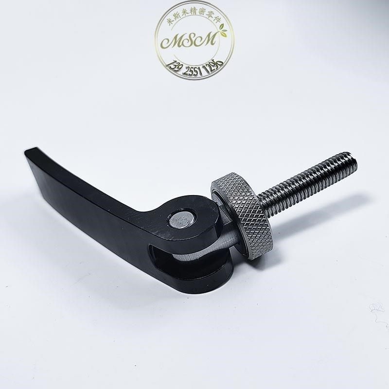 快速夹紧固定环锁紧带把手侧面安装孔夹具止推定T位固定凸轮手柄