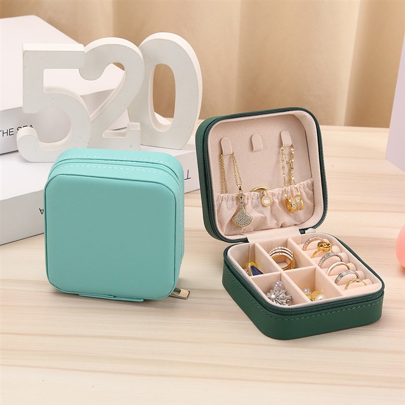 网红insc迷你首饰盒收纳盒 大容量耳饰收纳饰品盒  旅行便携饰品