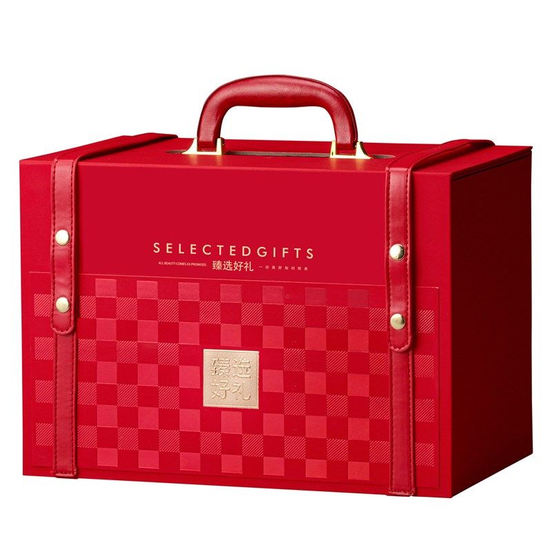 2026新款年货礼盒空盒春节新年包装盒高档特产糕点腊味礼品盒定制