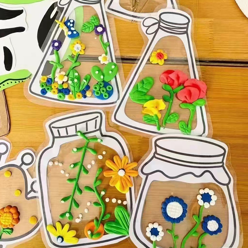 8开4k卡纸画框专用高透明膜片 a4A3A5塑料片美术画画装饰幼儿园