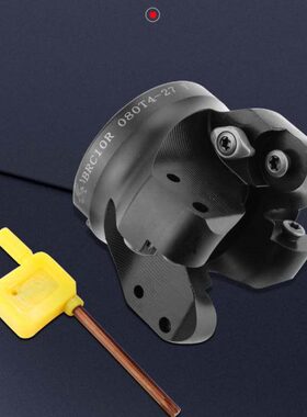 R10圆鼻铣刀盘BRC10R 63 80 100 125 160装RCMT2006刀片 黑色加硬