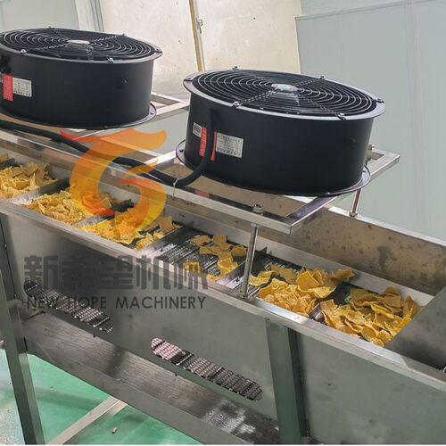锅巴油炸机专业的膨化食品的专用油炸流水线苦荞片油炸设备