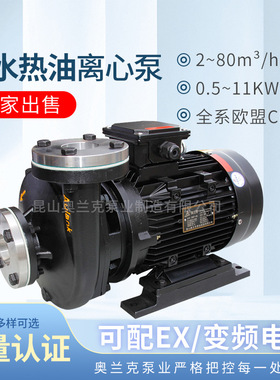 奥兰克RGZ系列体积小高温热油泵RGZ-10 aulank热水卧式循环泵