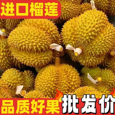 泰国金枕榴莲一级整箱10斤