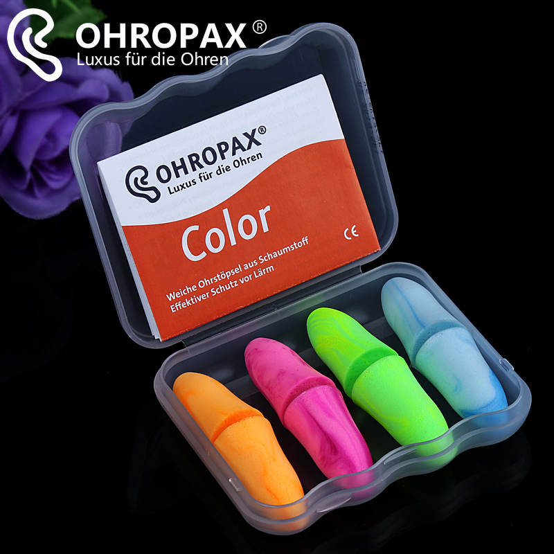德国OHROPAX color8隔音耳塞降噪静音专业防噪音睡V眠男女士用学