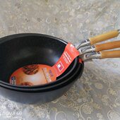 南韩金星不粘炒锅煎盘麦饭石煎锅平底锅炒锅牛排锅烤锅煎蛋料理锅