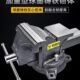 澳庆台钳工作台精密平口钳固定夹具小型家用多功能万用重型台虎钳