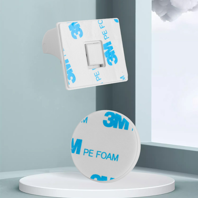 磁吸抽屉锁免打孔牀头柜子门隐形磁力办公桌暗装感应锁儿童安全锁