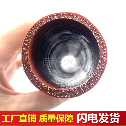 汽车夹布夹线矽胶万能管钢丝波纹软管空气涡轮增压耐高温进气水管