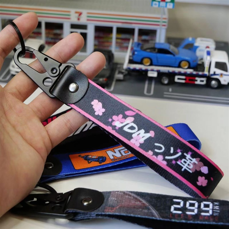 创意jdm钥匙扣机车钥匙挂饰改装文化鹰嘴钥匙挂绳 - 封面