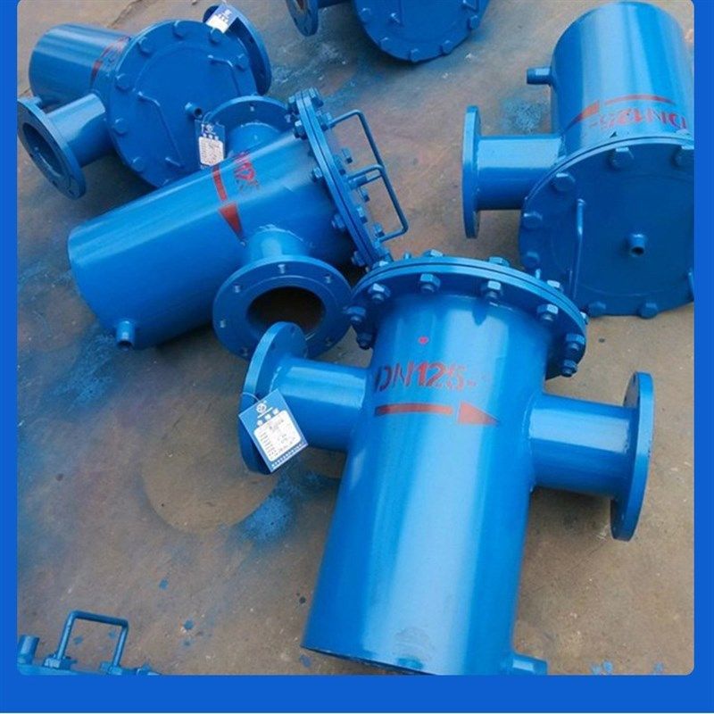 不锈钢304篮式过滤器蓝式过滤器直通法兰快开管道SBL高效除污器