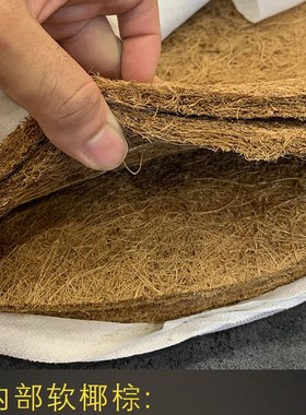 莲花拜垫圆形磕头跪垫拜佛垫佛堂蒲团禅修打坐椰棕家用方形拜凳椅