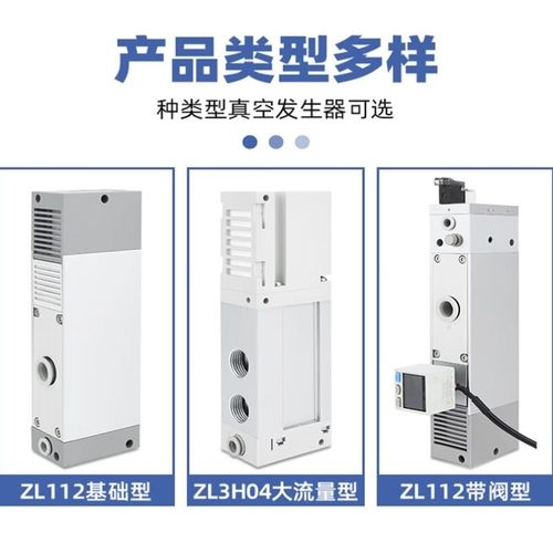 贝傅特ZL多级式真空发生器多级高真空大流量大吸力发生器ZL6H04-G