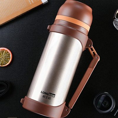 龙士达新旅保温壶1.2L旅行壶不锈钢材质1200ml保温壶高品质 包邮