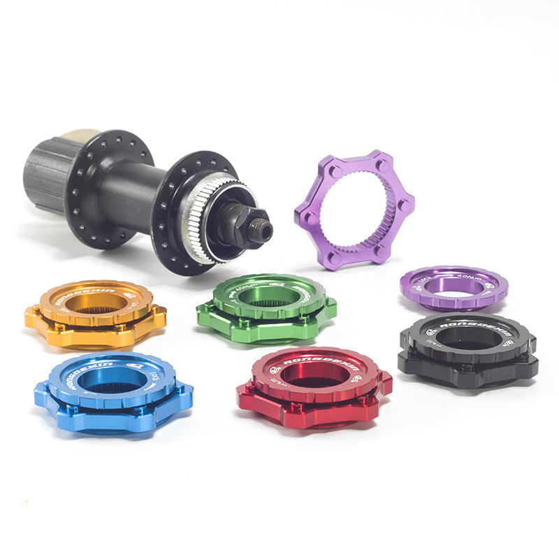 中锁碟片转六钉碟片转换座 DT或XT中央锁死花鼓转六钉刹车盘座子