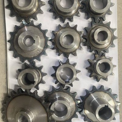 铡草机链条轮齿轮大全4分5分链轮卧式铡草揉丝机链轮链条齿轮配件