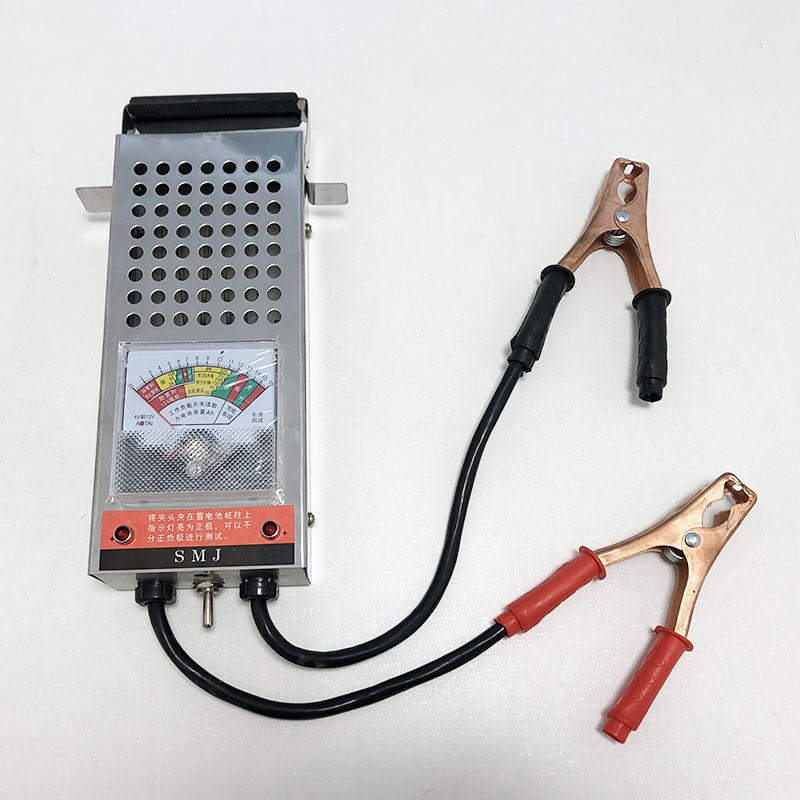 蓄电池检测仪智能6V12V电动汽车水干电瓶电压数显测量表修工具