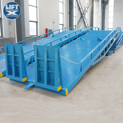 液压手动10吨变幅式仓库登车桥 8吨集装箱装箱平台 6吨移动登车桥