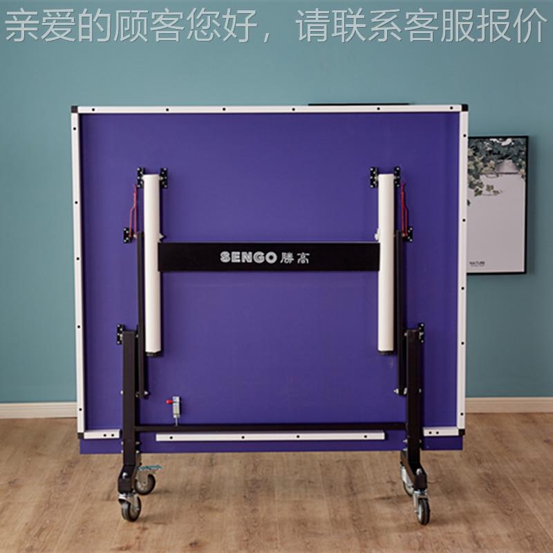 乒乓桌标准比赛专用乒乓动球台室内可移折5jd-05叠乒乓球案子球2m