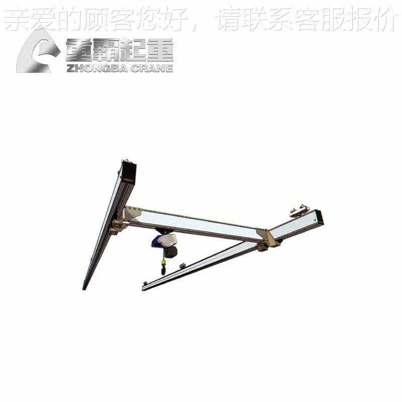 518梁高架伸缩铝合金轻型轨道吊单形-式