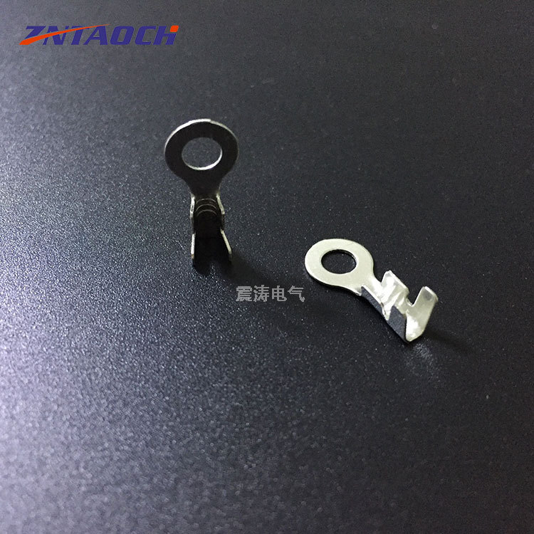 4.2圆形接线片5000只 冷压接线端子 铜开口鼻 接地片 环形地环端