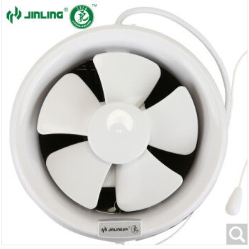 金羚6寸8寸排气扇墙壁圆形卫生间玻璃橱窗换气扇抽风机 APC15-2-1