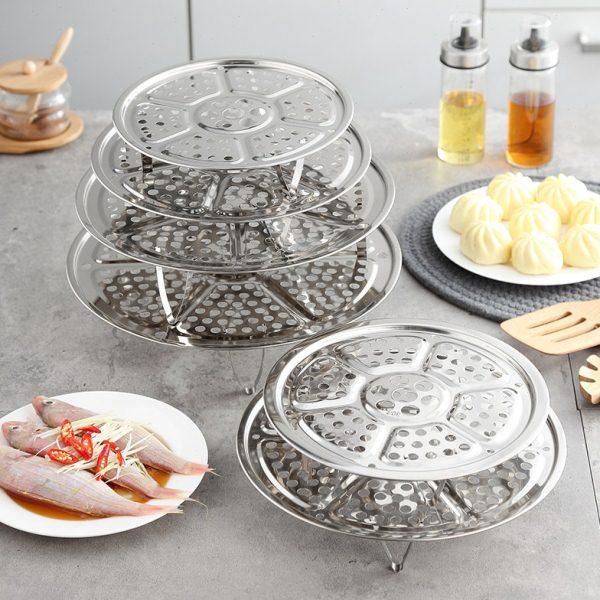 304不锈钢蒸格家用蒸架蒸盘蒸锅蒸笼架篦子加高隔水蒸屉蒸格架子,厨房/烹饪用具,蒸格/蒸片/蒸架,淘宝优惠券,粉丝福利购,淘宝优惠卷