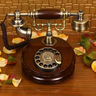 包邮 摆件 金属旋转拨盘 欧式 X505A 机械铃声