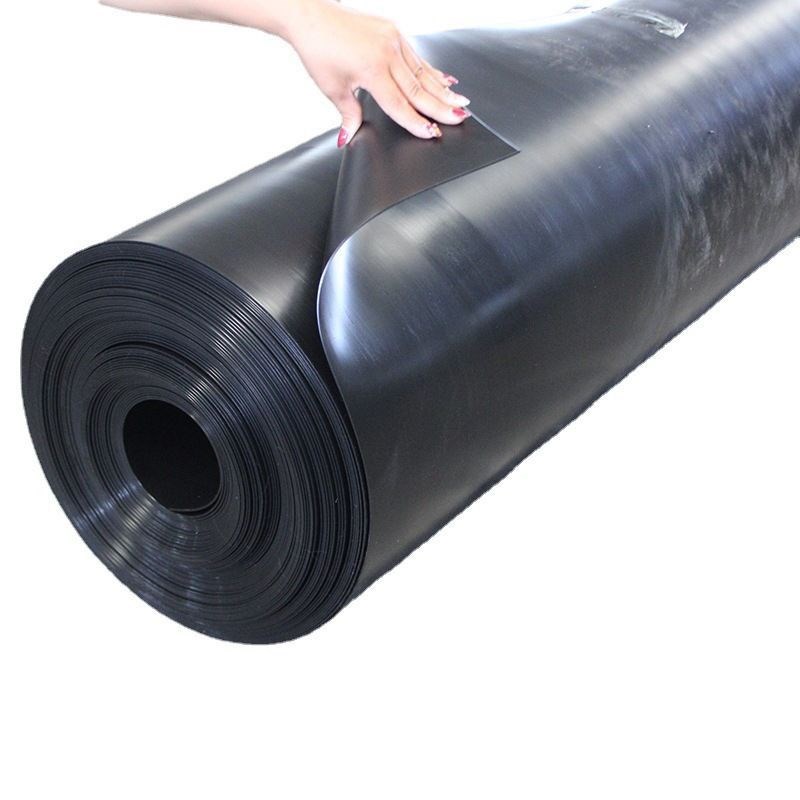 国标鱼塘防渗膜蓄水池膜防水布塑料膜黑色油布T防水工地膜屋顶