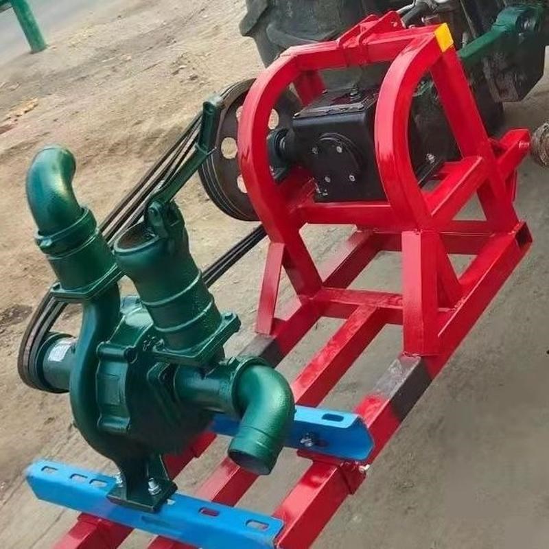 多功能架子可带水泵喷灌铡草机粉碎E机拖拉机后输出发电机浇地设