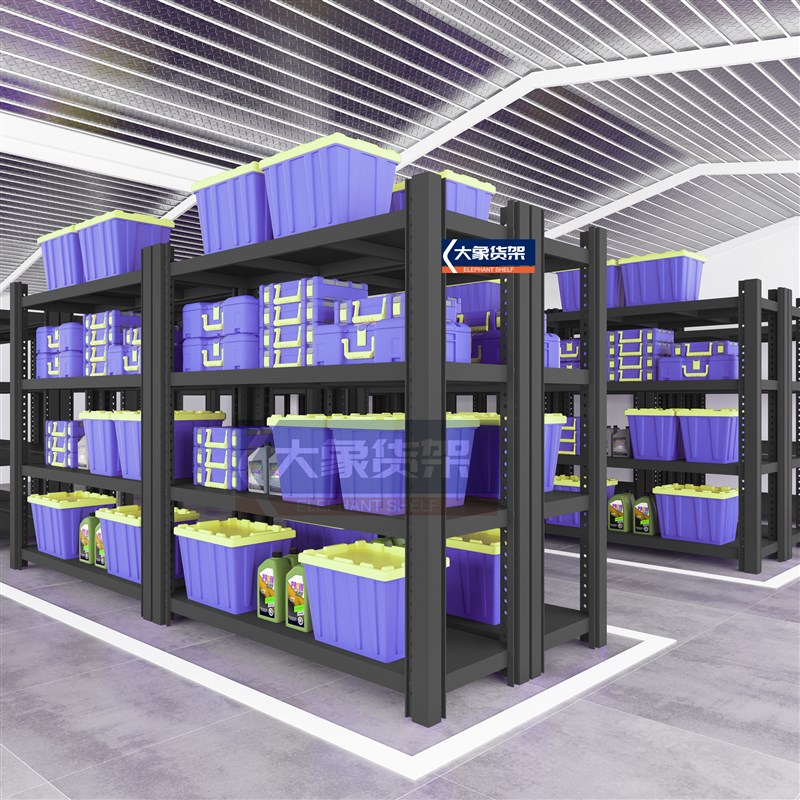 三层可调五层小货架重型仓储家用B多层矮储物置物架仓库房加高加