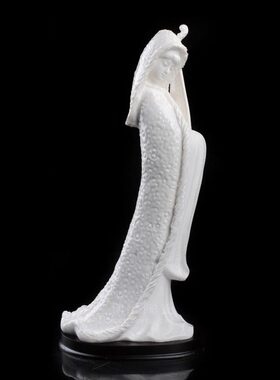 王昭君四大美女德化白瓷苏献忠家居办公室女上司闺蜜工艺礼品摆件