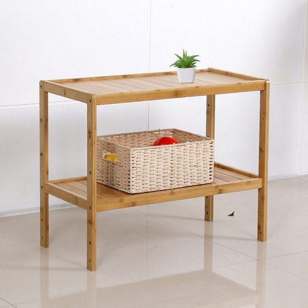 竹架子实木置物架落地花架客厅阳台收纳架简易储物柜厨房缝隙层架,收纳整理,阳台置物架,淘宝优惠券,粉丝福利购,淘宝优惠卷