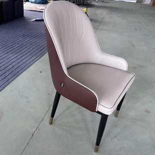 酒店餐椅现代轻奢靠背椅饭店包厢高背靠背椅子咖啡椅家用休闲凳子