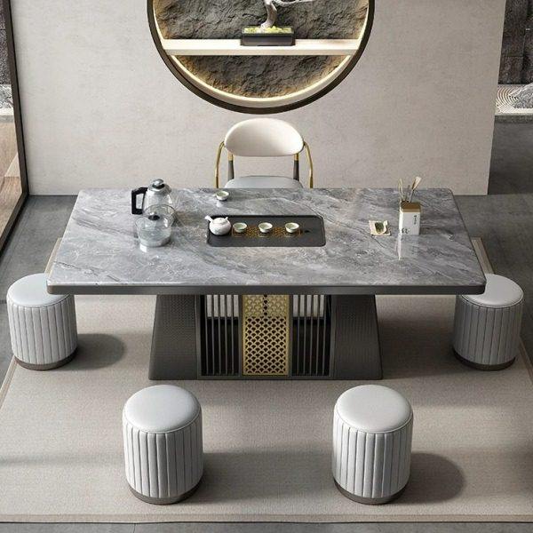 Y*现简约轻奢岩板茶桌椅组合公室家用阳台茶台泡茶桌烧水壶一,商业/办公家具,茶台/茶桌,淘宝优惠券,粉丝福利购,淘宝优惠卷