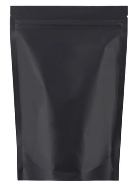 蓓尔蓝WAB05863铝箔自立袋自封黑色避光加厚18丝20x30+5cm100个