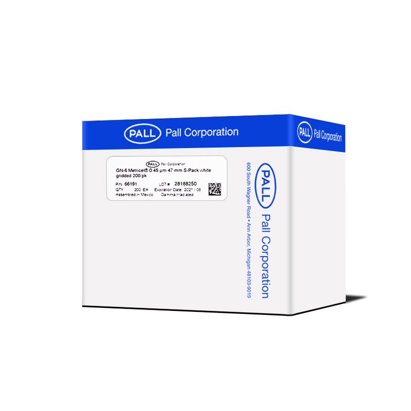 PALL颇尔66191混合纤维素滤膜47Cmm 0.45um无菌微生物检测滤膜